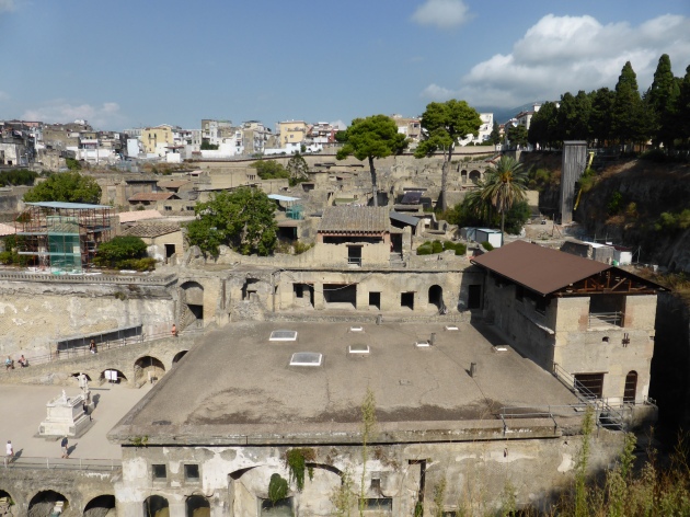 The ancient town buried under modern Ercolano.