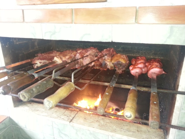 Traditional Gaucho barbecue