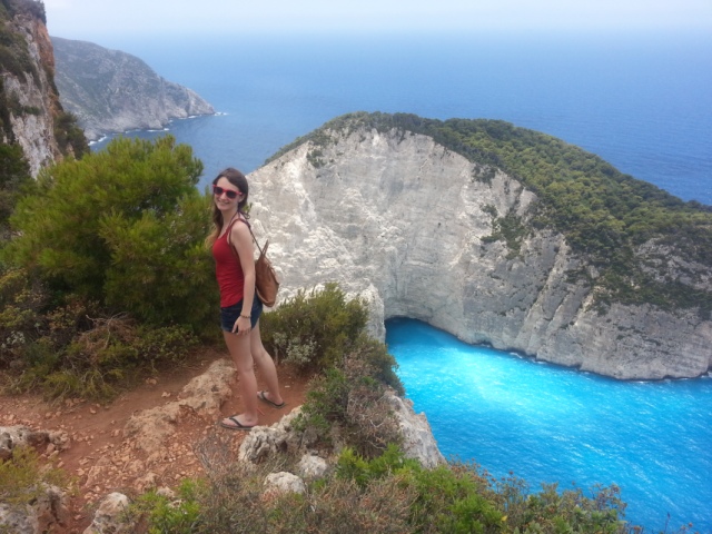 View of Navagio Beach, from Anafonitria