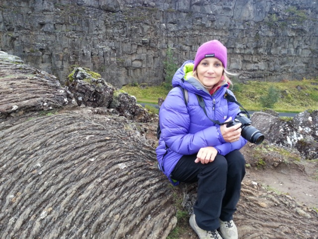 Sitting between Tectonic plates at Pingvellir