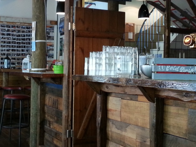 I loved how jugs of water and glasses are on display everywhere...just help yourself
